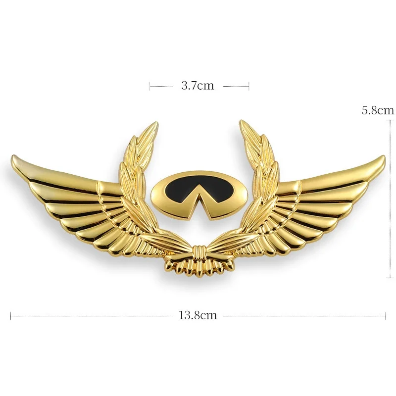 3D car metal badge decorative side label (customized car logo)
