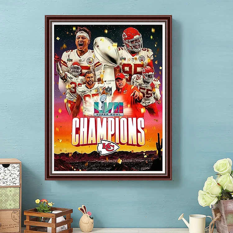 NFL Kansas City Chiefs Diamond Art Craft Kit