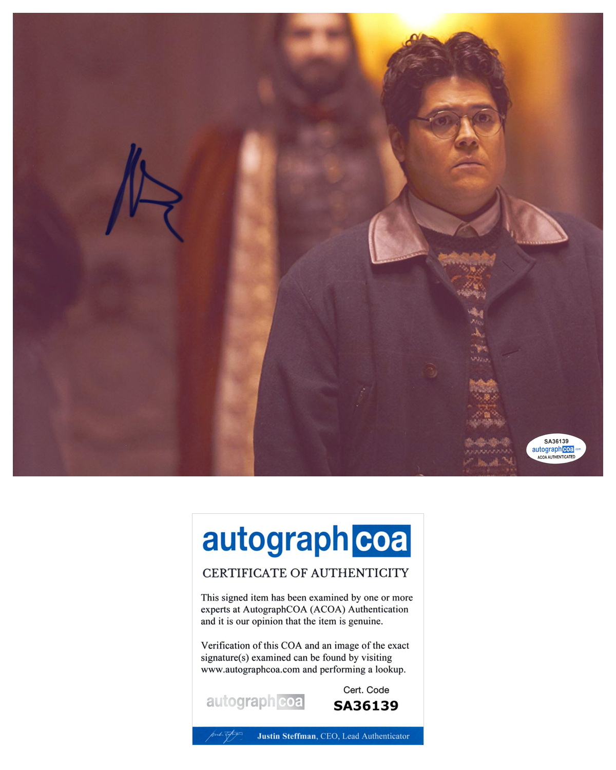 Harvey Guillen Signed Autographed 8x10 Photo Poster painting What We Do In The Shadows ACOA COA