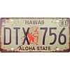Hawaii DTX756 - Car License(6*12Inch) - Garage