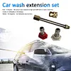 Car Water Gun Extension Rod Kit High Pressure Washer Connector Nozzles Jet