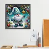 (40*40cm)Xmas Gnome - Full Round Drill Diamond Painting