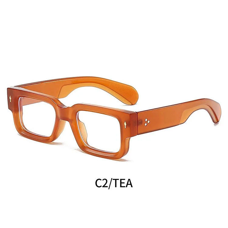Rectangle Anti-UV Blue Rays Glasses Square Eyewear Ladies Optical Glasses PC Frame Female Eyeglasses Unisex Vision Care NEW