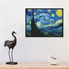 11CT Van Gogh'S Starry Sky - Stamped Cross Stitch 59*45cm/23.23*17.72in(Brand)