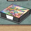 (US Local)Dragonfly Diamond Painting Memo Pad Holder Mosaic Kit for DIY Art Craft