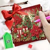 (US Only)6PCS DIY Diamond Art Greeting Cards Congratulations Card & Gift (Christmas Tree)