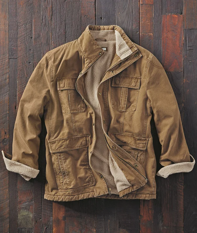 Men's autumn and winter long-sleeved loose jacket