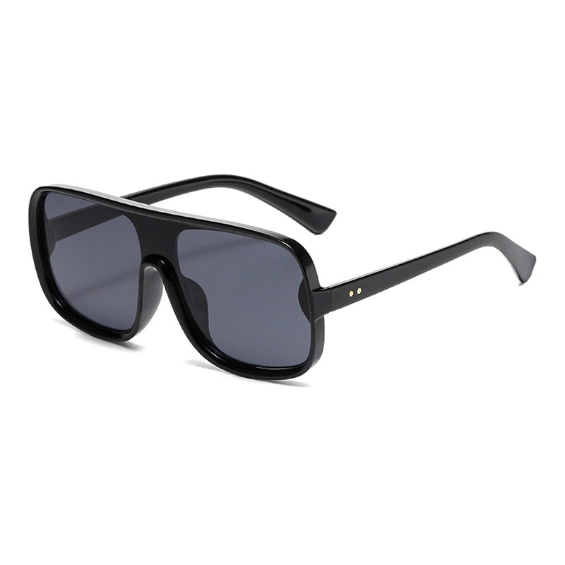 Casual Elegant Minimalist Solid Color Ac Special-Shaped Mirror Full Frame Women’s Sunglasses