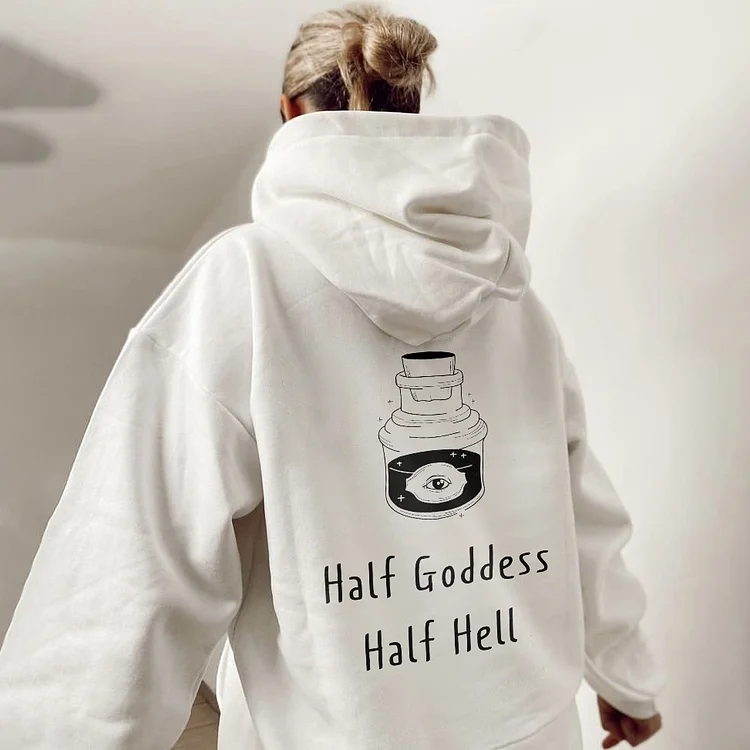 Half Goddess Half Hell Hoodie