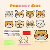 8pcs Cat Diamond Painting Acrylic Coasters