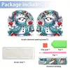 Acrylic Winter Snowman Diamond Painting Paper Towel Napkin Holder for Art Crafts