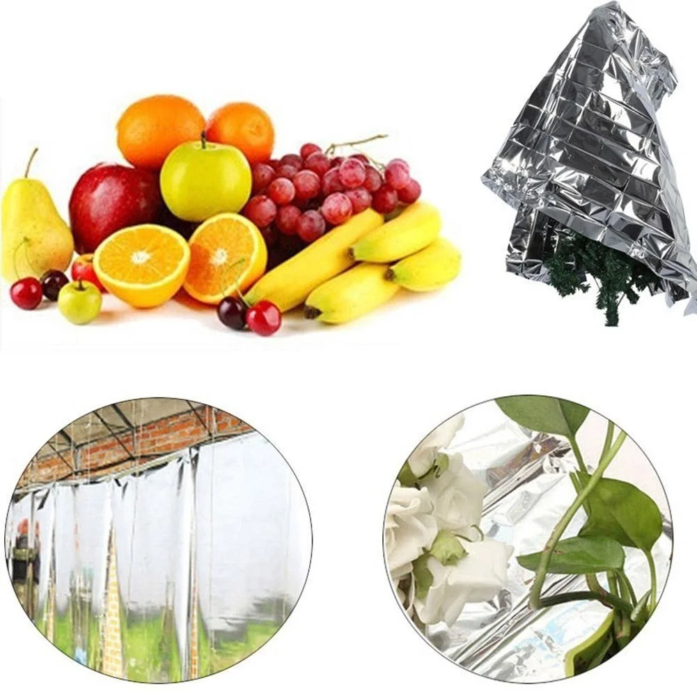 210x120cm Reflective Film Plants Garden Greenhouse Covering Foil Sheets