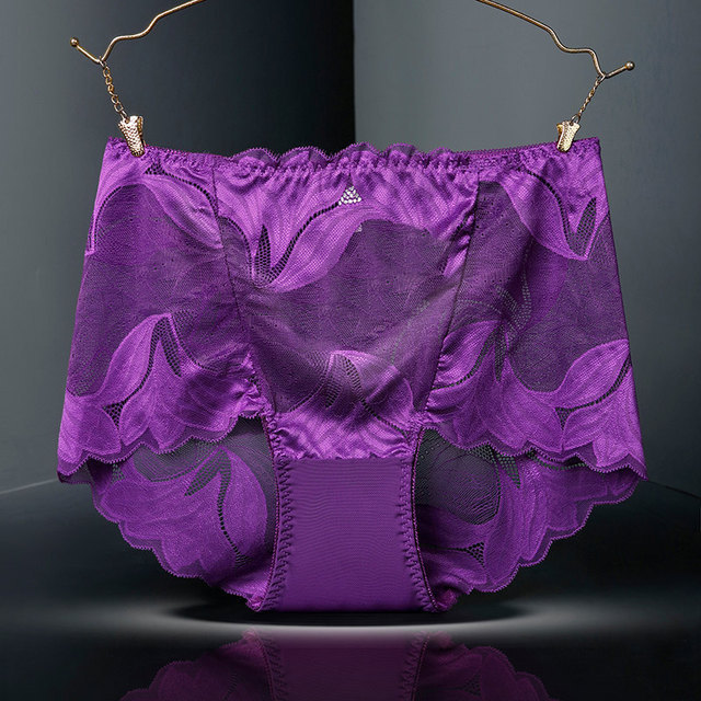  thdmladies Rose Embroidery Ladies Lace Panties  thedmladies