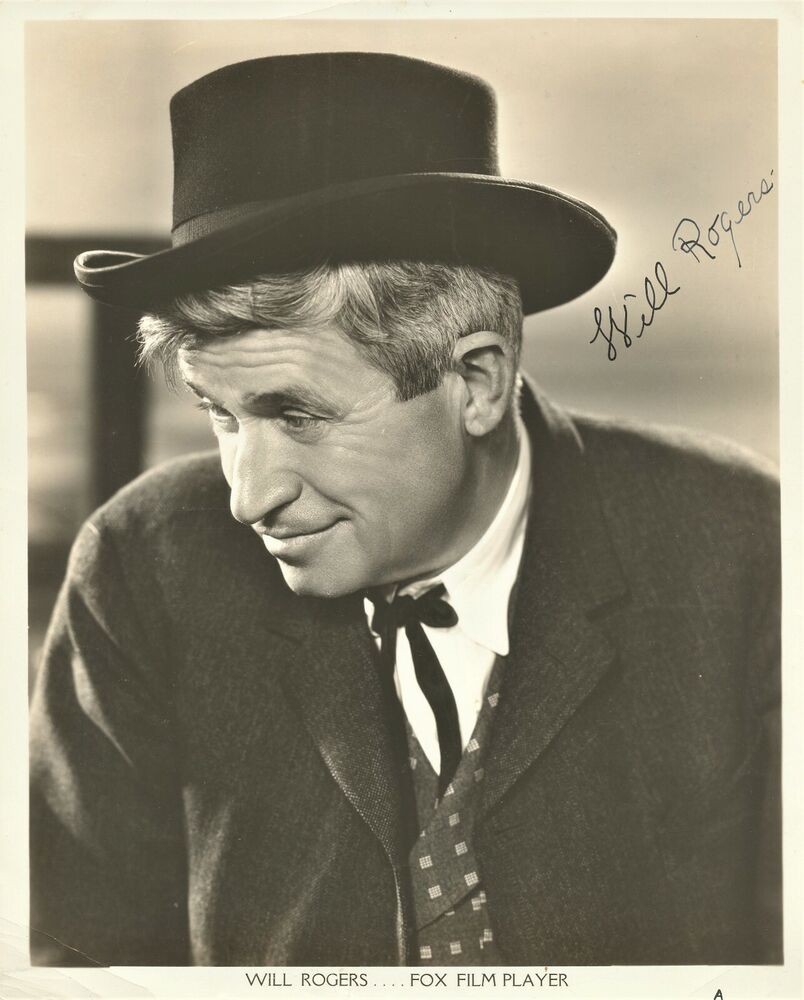 Classic Vintage WILL ROGERS Photo Poster painting