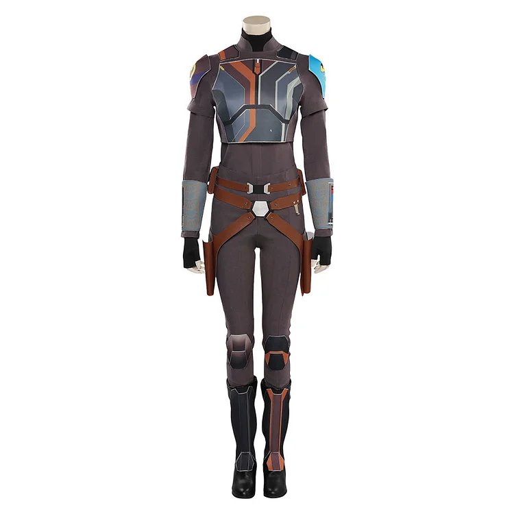 Ahsoka 2023 Sabine Wren Brown Outfits Cosplay Costume Halloween Carnival Suit