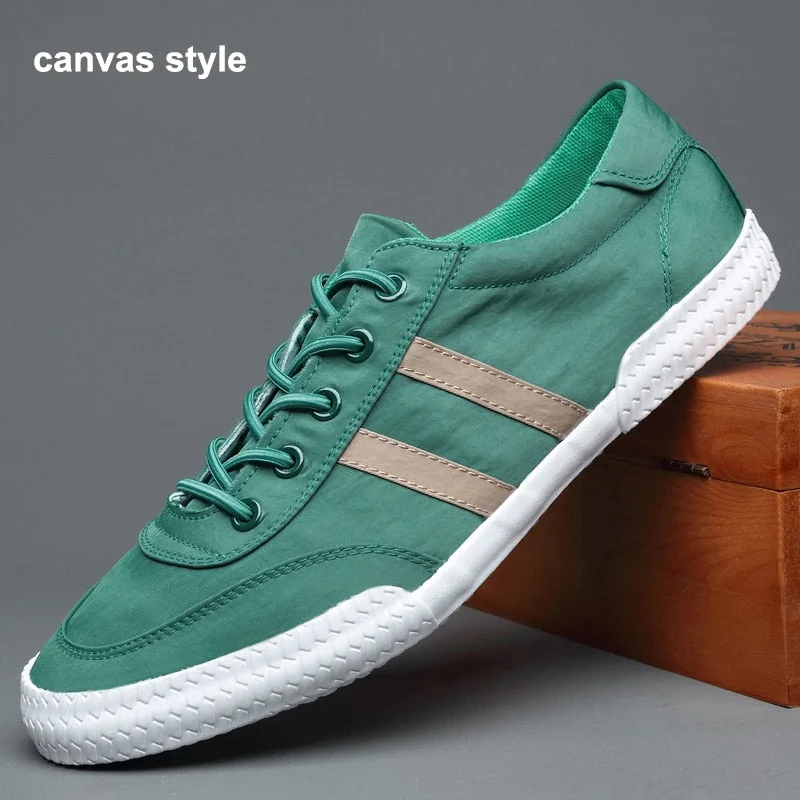 YITU 2021 Fashion Men's Vulcanized Shoes Spring/Autumn Designer Sneakers Breathable Men Casual Shoes Soft Sole Comfortable Flats