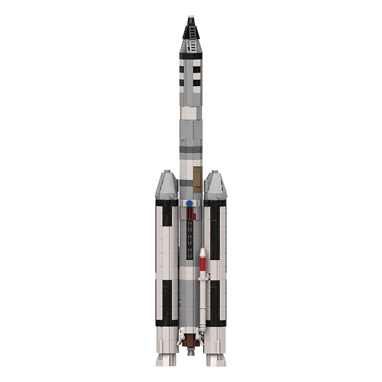 BuildMoc Aerospace Space Series 1:110 Titan IIIC Gemini Rocket Saturn V Exploration 