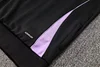 Joyfball 2024 Germany Half-Pull Hat Style Training Suit Black Football Shirt 1:1 Thai Quality