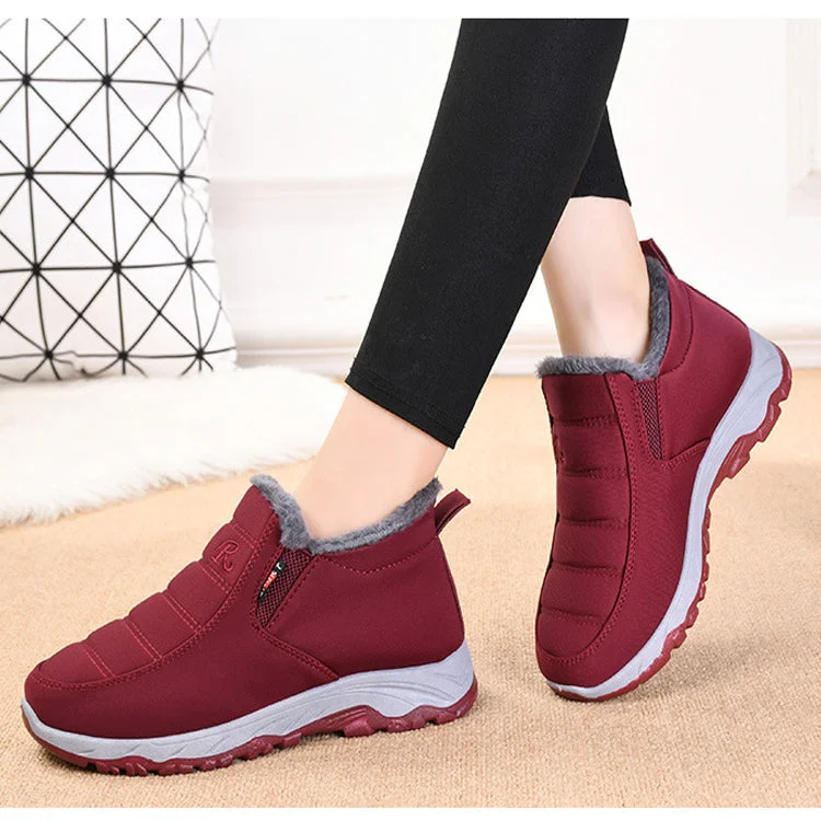 2022 Warme Rutschfest Wasserdicht Fleece Wanderschuhe