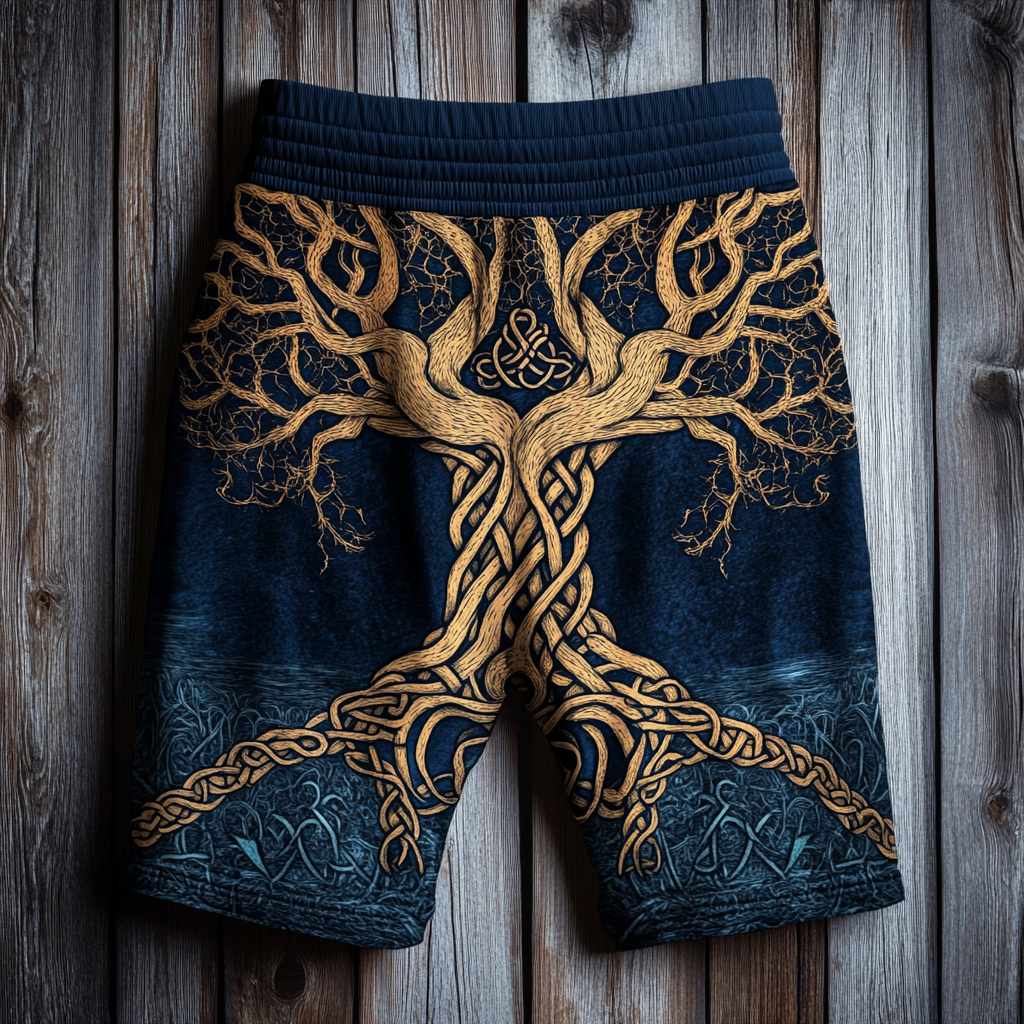 Men's Viking Life of Tree Nordic Mythology Sport Shorts / Rvogue / Rvogue