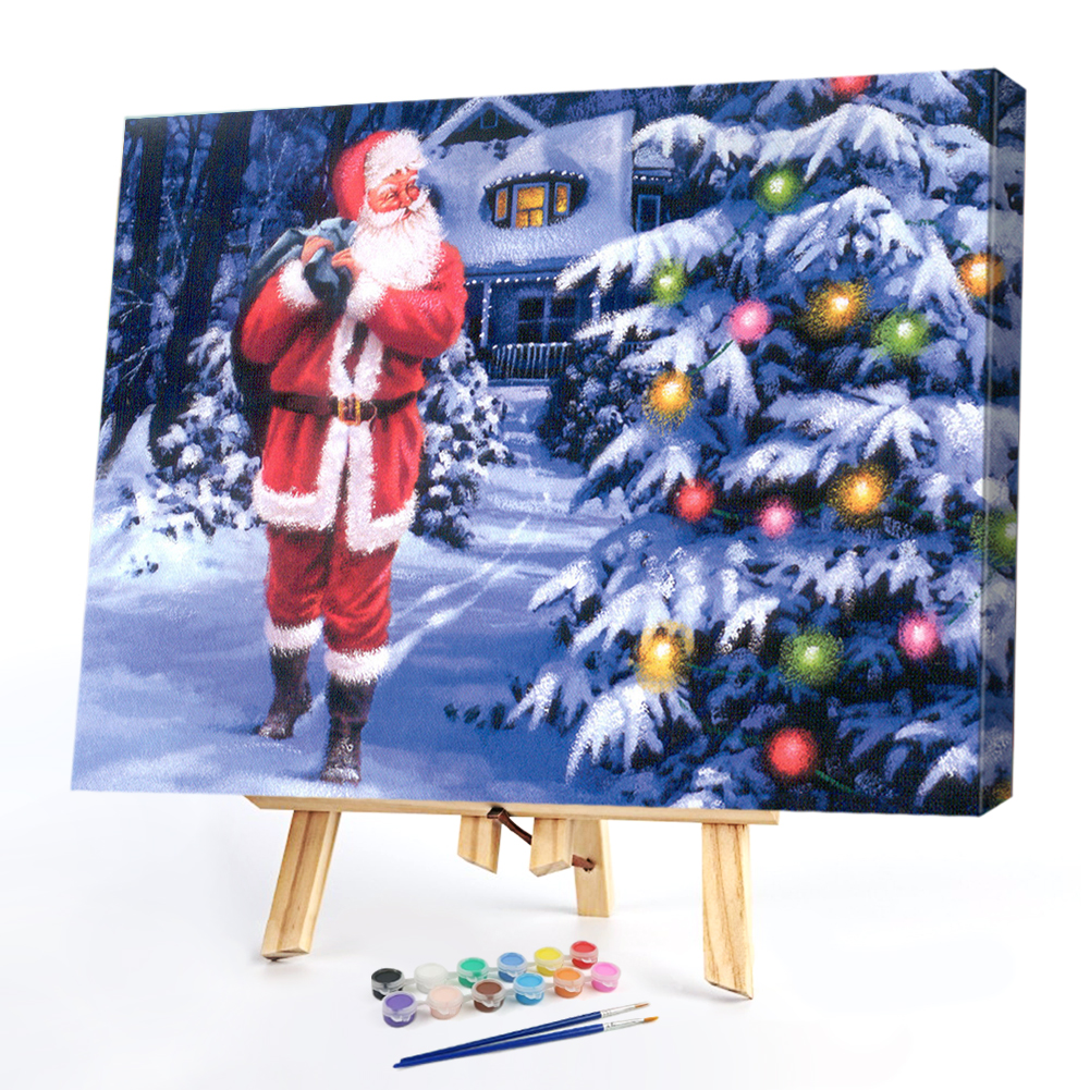 

50*40CM - Paint By Numbers - Santa Claus, 501 Original