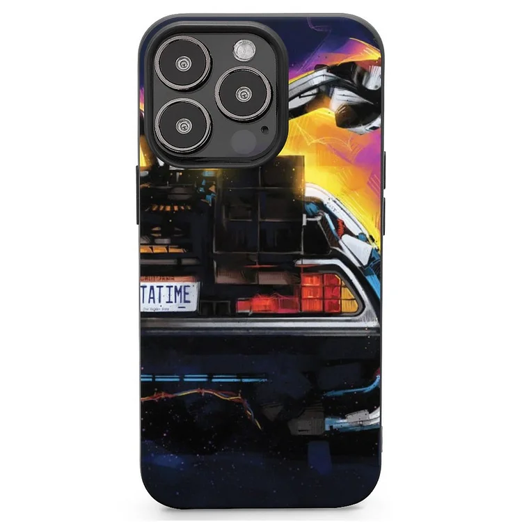 Delorean Mobile Phone Case Shell For IPhone 13 and iPhone14 Pro Max and IPhone 15 Plus Case - Heather Prints Shirts