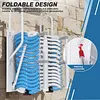 [US Local Warehouse] Ceiling Mount Attic Ladder Hidden Retractable Loft Ladder W/Pull Rod (Blue)