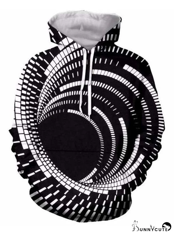 Women's Fashionable 3D Graphic Print Oversize Hoodie