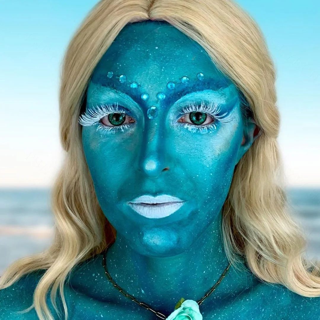 Green Crack Halloween Cosplay Contacts