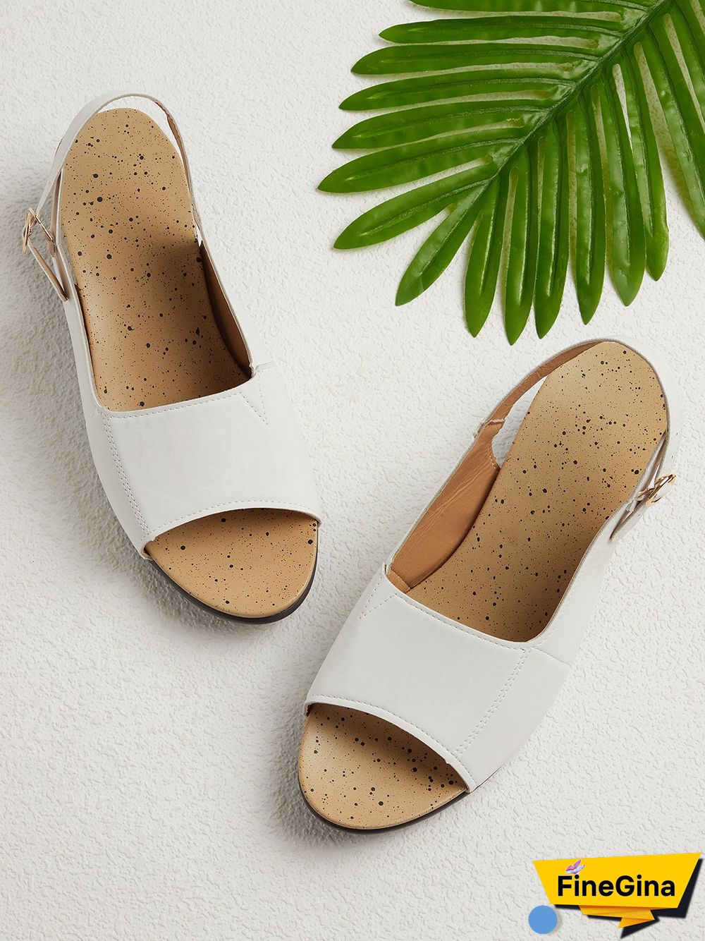 Retro Solid Simple Open Toe Chunky Heel Sandals