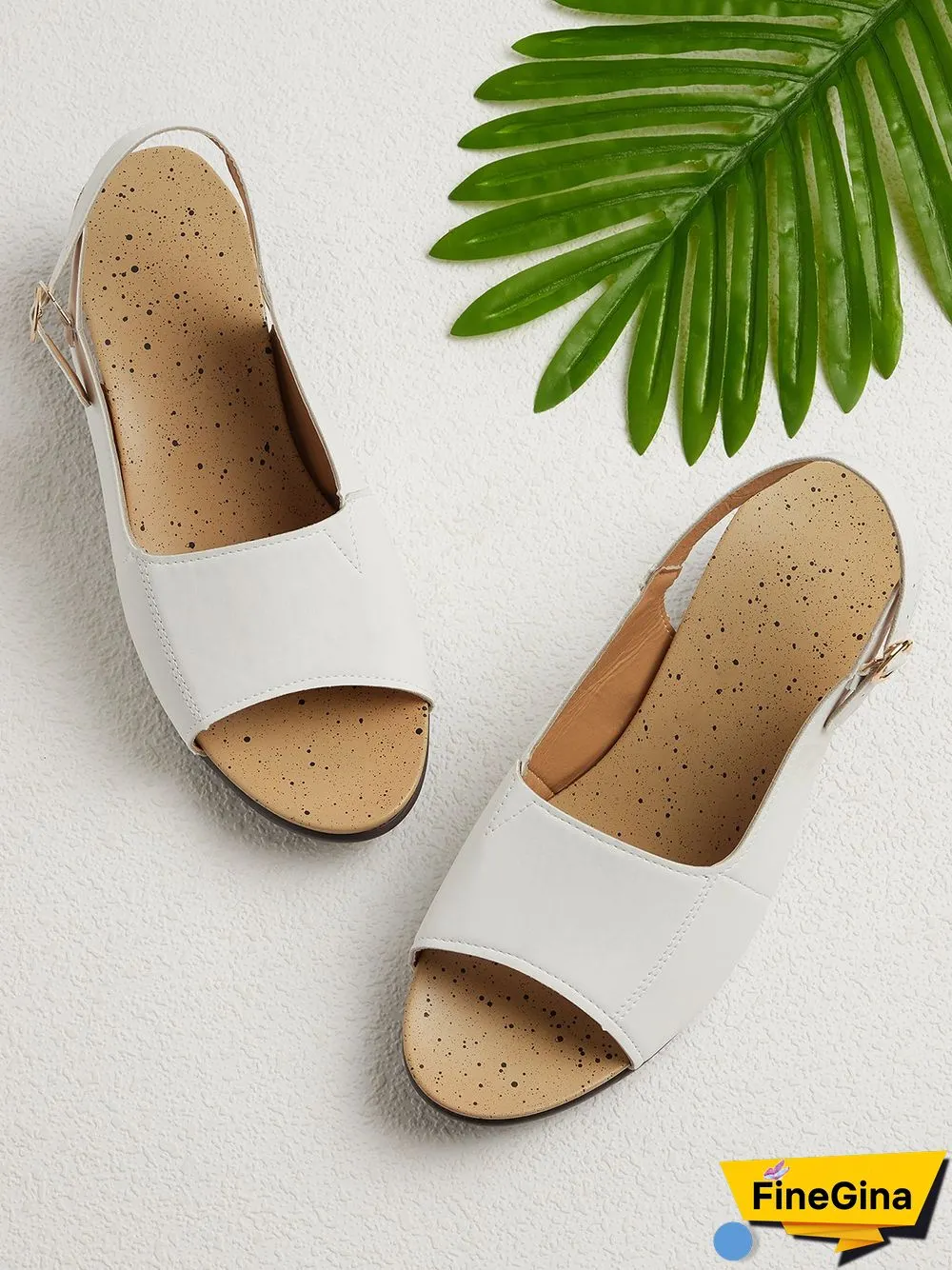 Retro Solid Simple Open Toe Chunky Heel Sandals