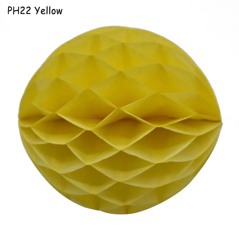 1Pcs 2 -12 Chinese Round Hanging Paper Honeycomb Flowers Balls Crafts Party Wedding Home DIY Decoration Paper Lantern Pompom