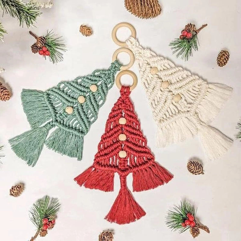Cross-border Hot Products Christmas Tree DIY Kit Christmas Tree Handmade Cotton Rope Woven Material Package With In Stock3