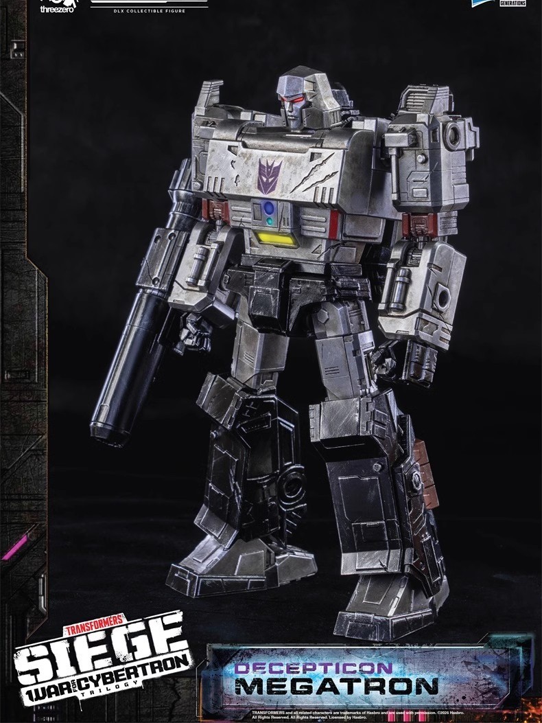 Threezero 3A DLX Mega DECEPTICON SIEGE CYBERTRON Transformers Toy Action Figure