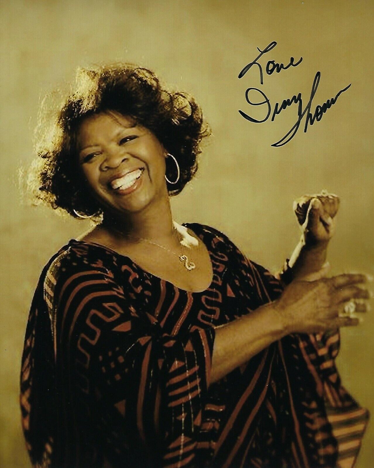 GFA Soul Queen of New Orleans * IRMA THOMAS * Signed 8x10 Photo Poster painting F COA