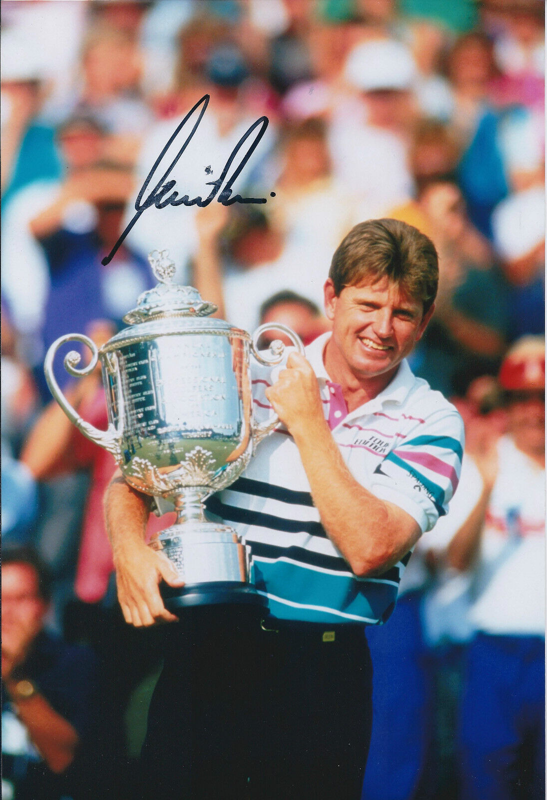 Nick PRICE SIGNED Autograph 12x8 Photo Poster painting AFTAL COA Masters & Open Champion Winner