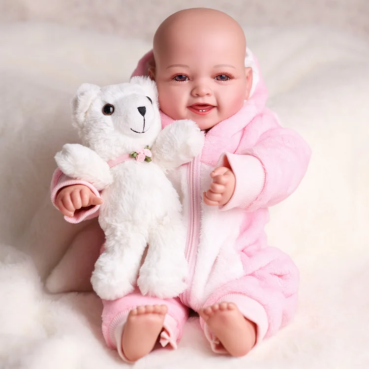Babeside Smiling Reborn Baby Mia 17" Newborn Girl Healing of the Heart