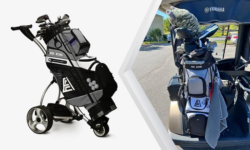 Ask Echo Golf T-LOCK Cart Bag 14 Way Organizer Dividers Quiet Golf Bag