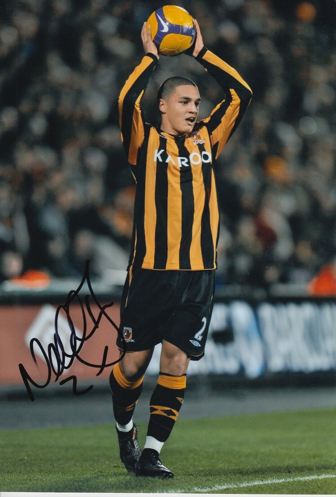 Nathan Doyle Hand Signed 12x8 Photo Poster painting - Hull City - Football Autograph.