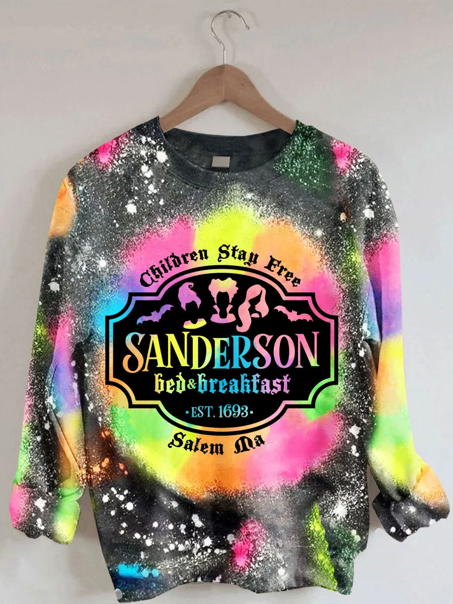 Sanderson Bed & Breakfast Tie Dye Sweatshirt