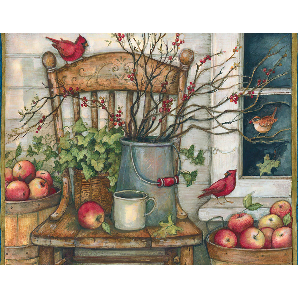 

Courtyard Corner - Round Drill Diamond Painting - 50*40CM, 501 Original