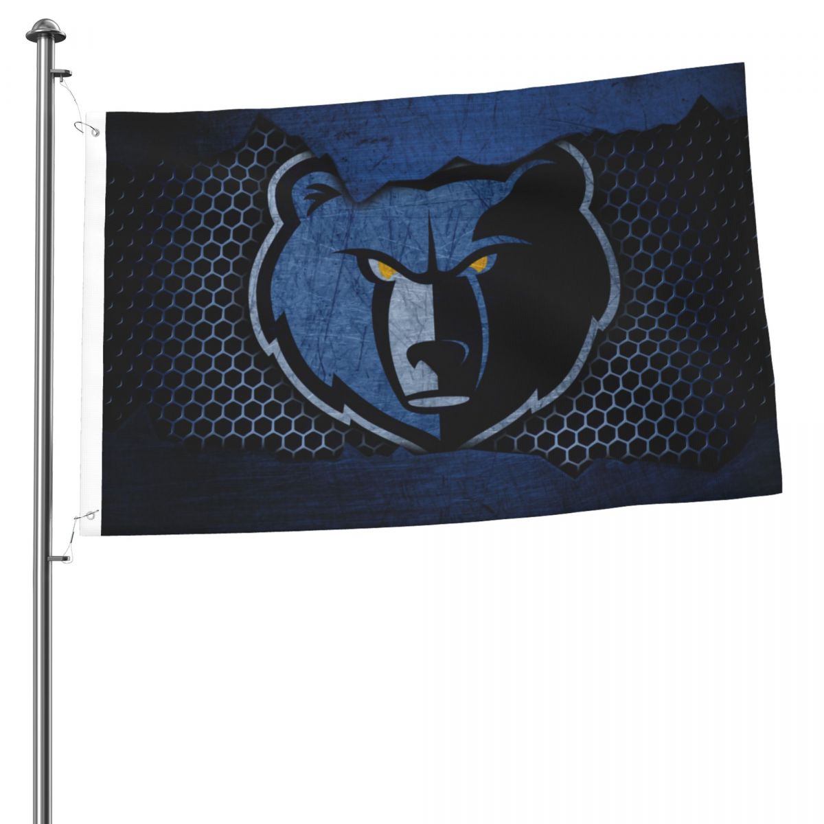 Memphis Grizzlies Logo NBA 2x3 FT UV Resistant Flag