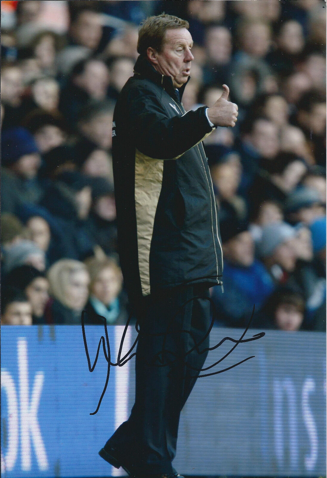 Harry REDKNAPP Signed 12x8 Photo Poster painting AFTAL COA Autograph QPR Manager Authentic