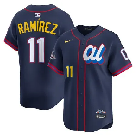 Men's American League #11 Jose Ramirez  Navy 2025 All-Star Edition Limited Player Jersey