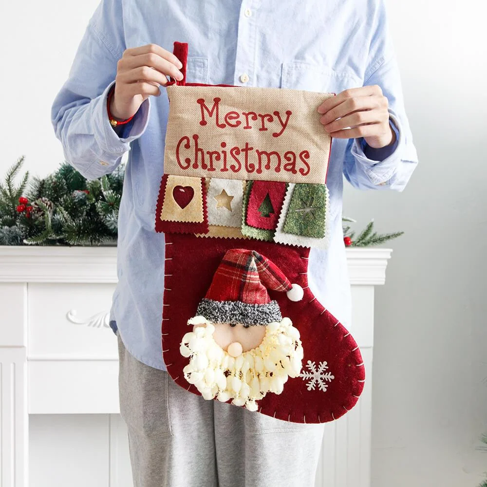 Christmas Stocking Large Candy Bags Christmas Decorations、shopify、sdecorshop