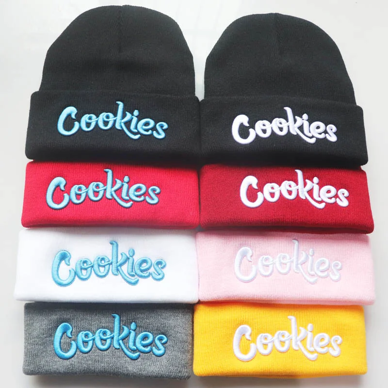 Cookies Beanie Embroidery Knitted Hat