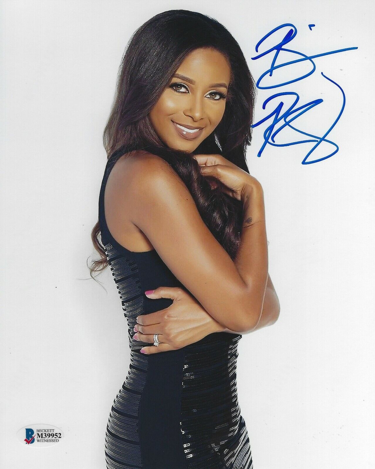 Brandi Rhodes Signed 8x10 Photo Poster painting BAS COA WWE New Japan Pro Wrestling AEW All In I