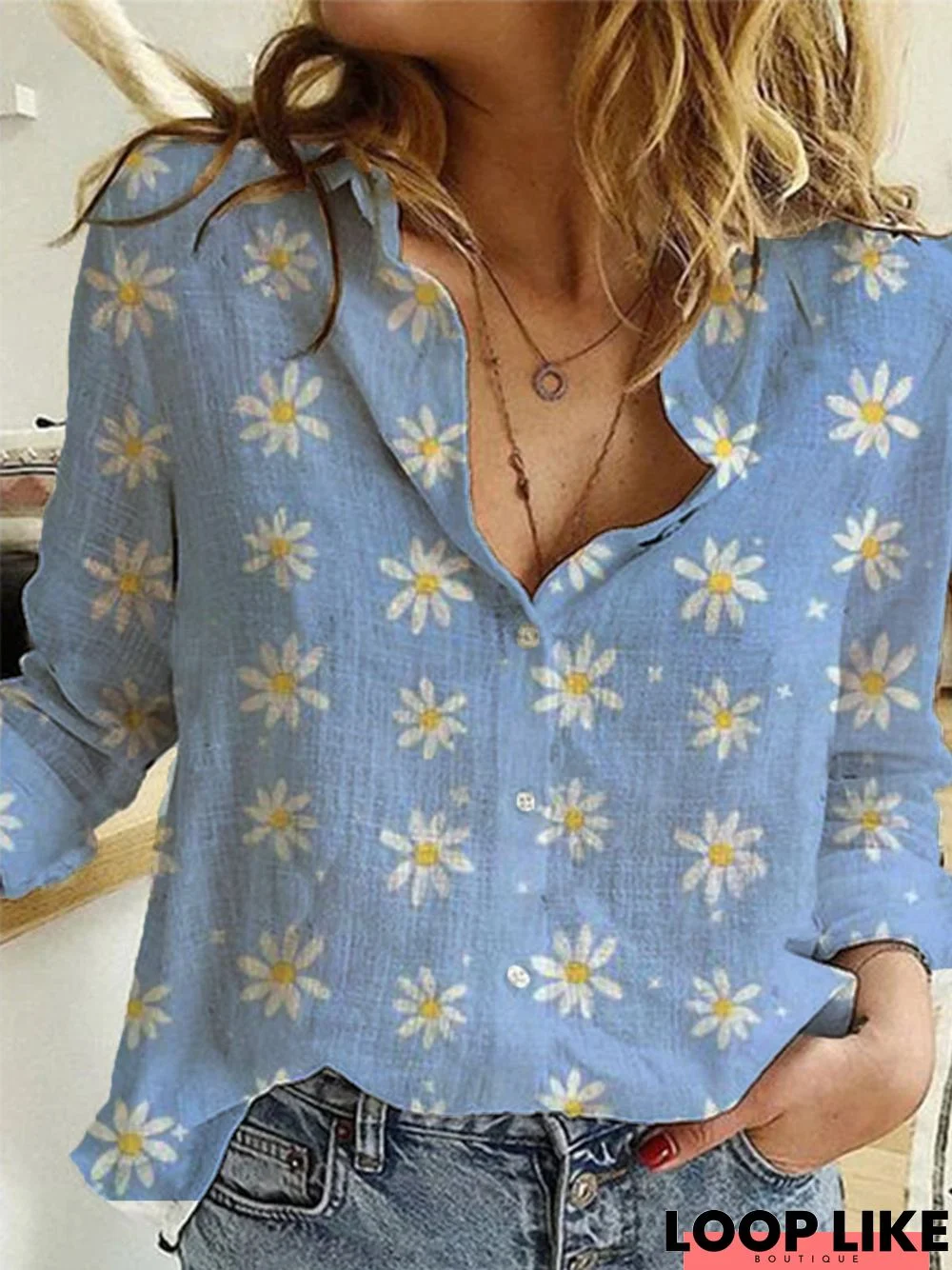 Floral Casual Regular Fit Blouse