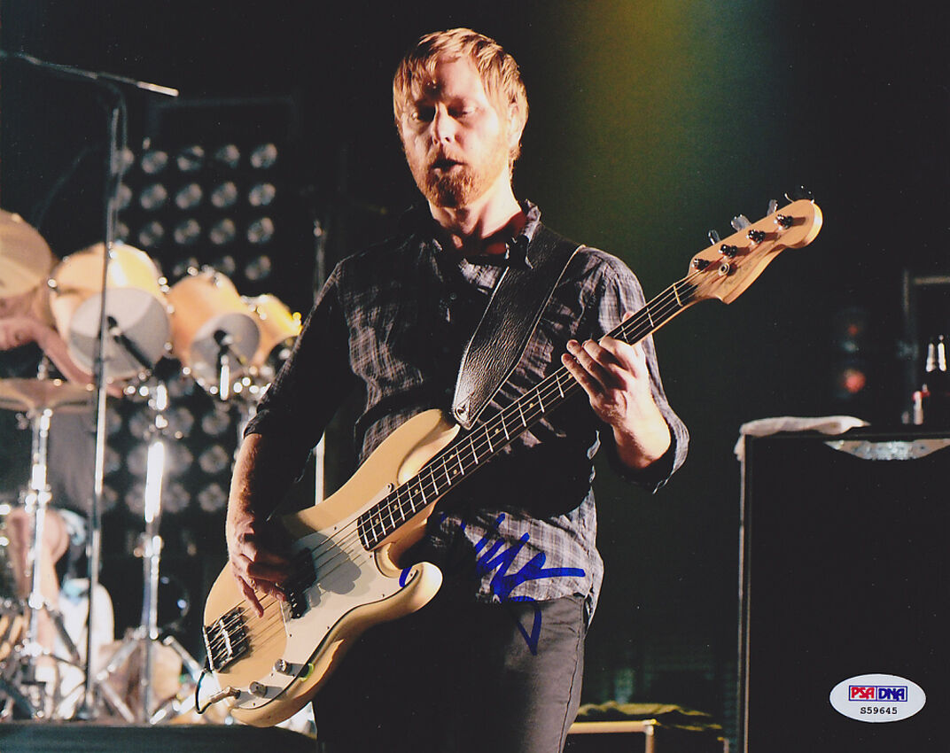 Nate Mendel SIGNED 8x10 Photo Poster painting Bassist Foo Fighter PSA/DNA AUTOGRAPHED