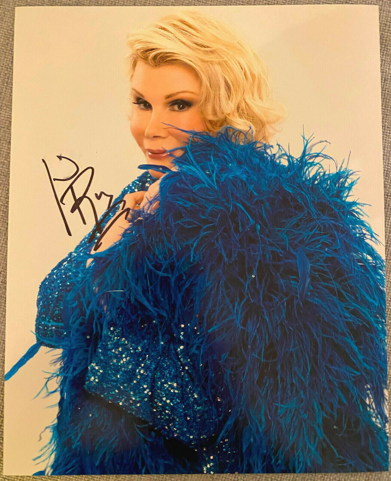 Joan Rivers Signed In-Person 8x10 Color Photo Poster painting - RARE, Authentic, Comedy Legend